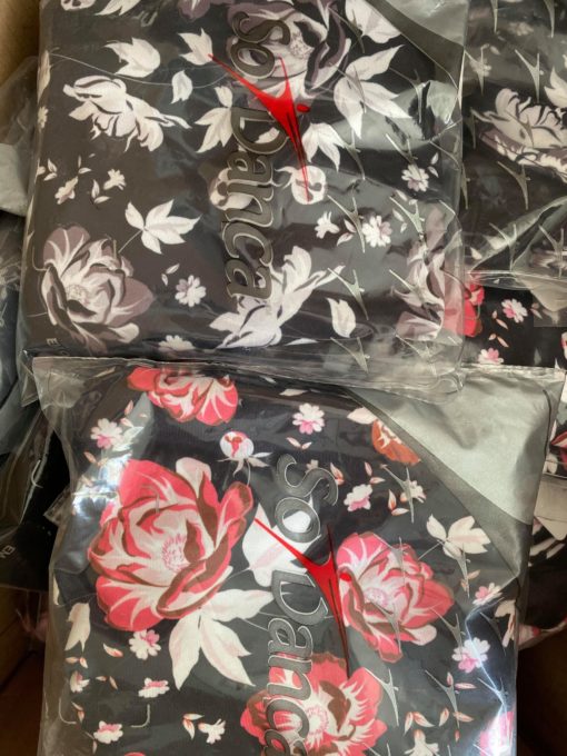 So Danca leotard med blomsterprint og mesh - Image 7